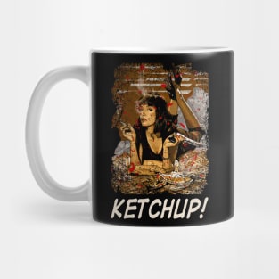 Graphic Ketchup Mug